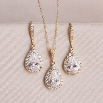 Crystal Wedding Necklace &Earring