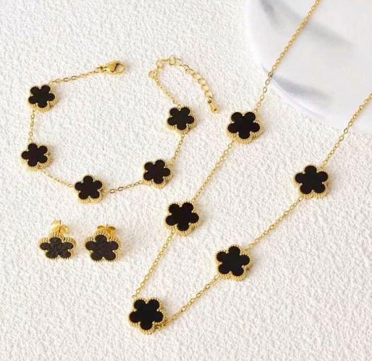 Flower Shaped Alloy Jewelry Set