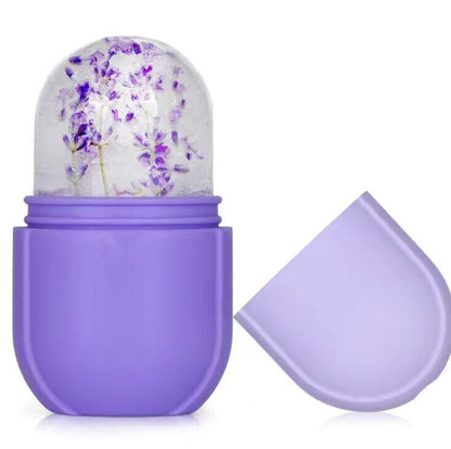 Jade Roller with Gua Sha, Silicone Ice Roller, and Free Derma Roller